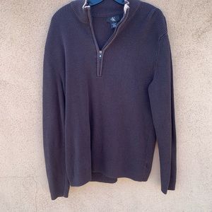 Calvin Klein quarter zip pullover sweater size L